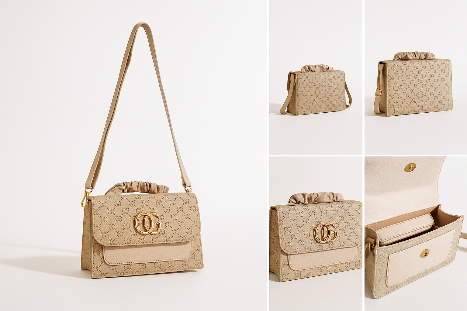 Bolso Duna - Inspiración de Lujo en Tonos Nude