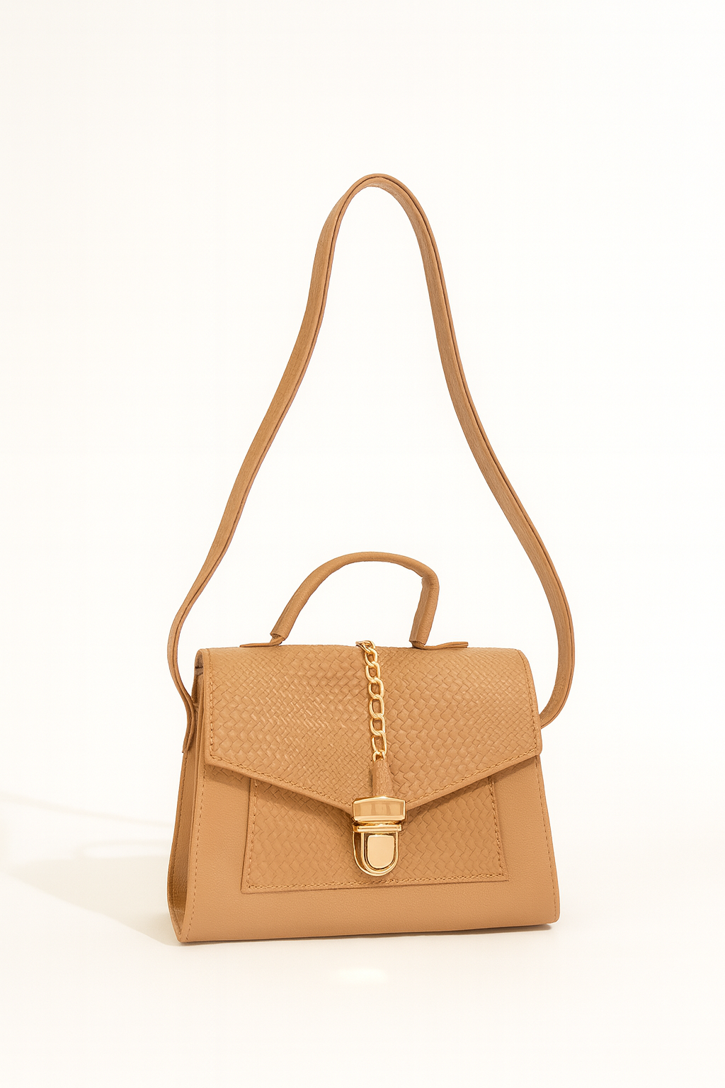 Bolso Coralina - El Inconfundible Estilo Lady en Tono Camel